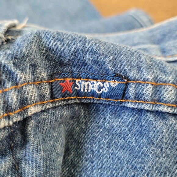 Vintage Smacs 70's-80's Medium Wash Jeans Made in USA Size Girl's 14 Regular - Picture 11 of 11